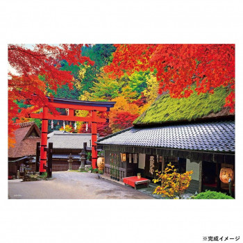 ビバリー 風景日本 (秋)ジグソーパズル 秋に染まる京茶屋 300ピース 300-108