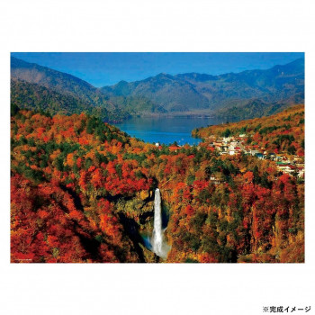 ビバリー 風景日本 (秋)ジグソーパズル 煌めく紅葉と華厳の滝 600ピース 600-015