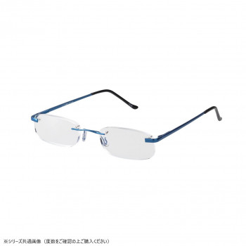 老眼鏡 ここちあいスリム II BU +1.00 072078