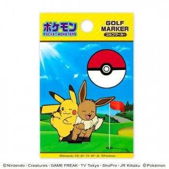 ホクシン交易 ポケットモンスタークリップマーカー ピカチュウ＆イーブイ PMM002