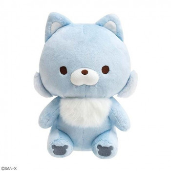 サンエックス San-x アオイコオオカミ ぬいぐるみM(チャイロイコグマのぎゅ～っとぬいぐるみ)MF22101