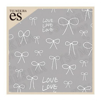 TSUMEKIRA(ツメキラ) ネイルシール es 手書きリボン 白 ES-RBN-001