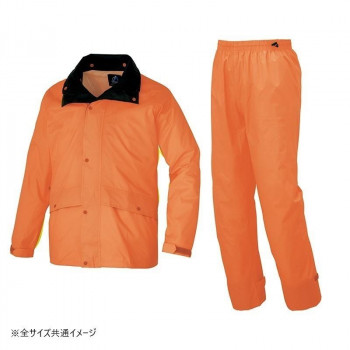 アイトス レインウエア(AS7400) オレンジ L 56205