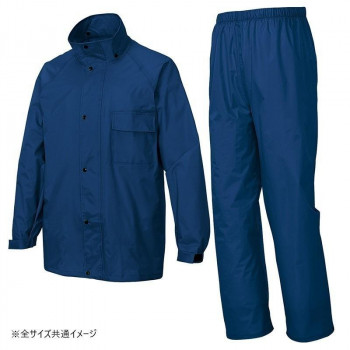 アイトス レインスーツ(B-10) ネイビー M 58700