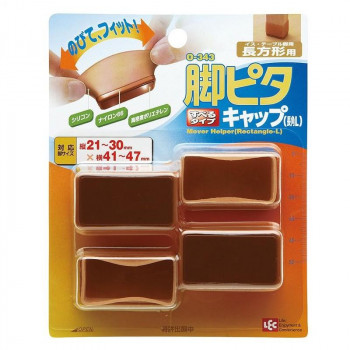 レック 脚ピタキャップ 角型 Lサイズ 4個入 O-343