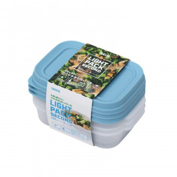 タケヤ化学工業 ライトパック セカンド500 ブルー 3個組