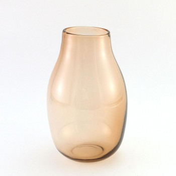 志成販売 GLASS フラワーベース バランス(L) アンバー 107766AM