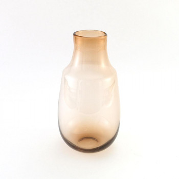 志成販売 GLASS フラワーベース フィルター(L) アンバー 107768AM