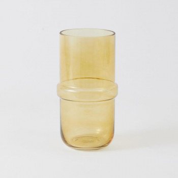 志成販売 カラー GLASS フラワーベース ノード イエロー 107899YL