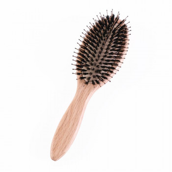 志成販売 オーク材のヘアブラシ 108168