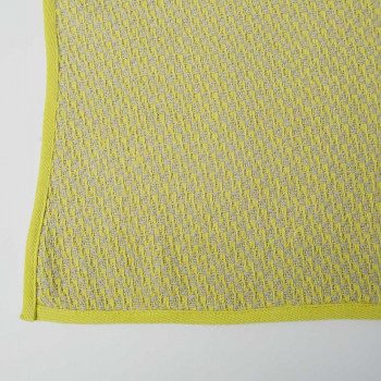 志成販売 ブランケット ダイスライン ウィーブ W/BAG(L) イエロー 303911YL