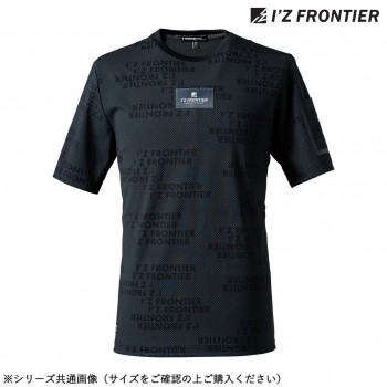 アイズフロンティア 接触冷感半袖クルーネックシャツ 98 ブラックキャラクター M 007