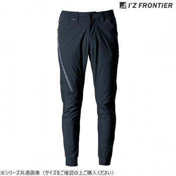 アイズフロンティア 冷感ストレッチジョガーパンツ 05 ブラック L 3419