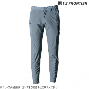 アイズフロンティア F.ストレッチジョガーパンツ 14 スチールグレー L 3423