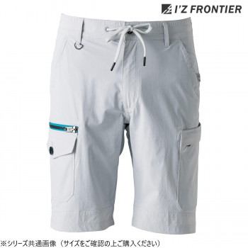 アイズフロンティア ナイロンストレッチハーフパンツ 01 シルバーグレー M 3673