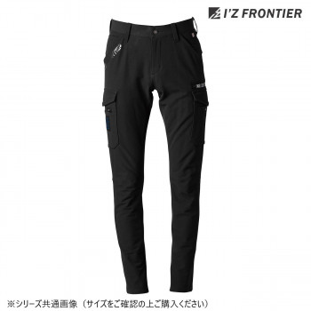 アイズフロンティア ストレッチカーゴパンツ 05 ブラック 85cm 5862