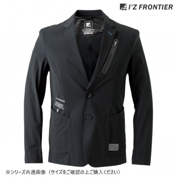 アイズフロンティア ナイロンストレッチテーラードジャケット 05 ブラック LL 50020
