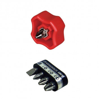アネックス(ANEX) マグドラ22 超短ビット5本組 スタービードライバー 全長22mm ビット 全長19mm No.59-5B