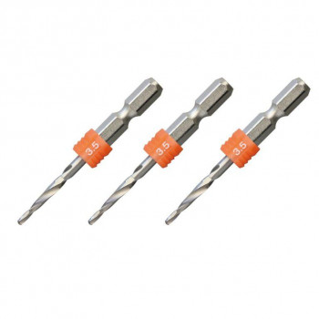 アネックス(ANEX) グリップ付下穴錐ショート 3本組 3.5mm AGKS3-035