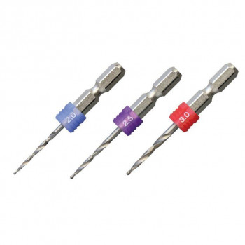 アネックス(ANEX) グリップ付下穴錐ショート 3本組 2.0・2.5・3.0mm AGKS3-2253