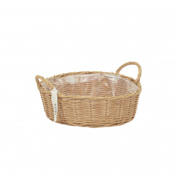 MURATAYA P.PラタンバスケットフラットL Natural 3009