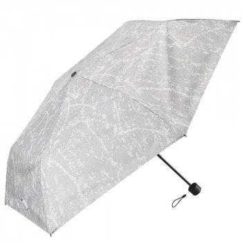 LESS IS MORE ZENTENKOU反射 折りたたみ傘 55cm ドリッピング グレー S355-1128GY1-B9