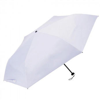 LESS IS MORE クイックシャットライト UVブロック 折りたたみ傘 55cm アイスブルー S355-0886BL1-BH
