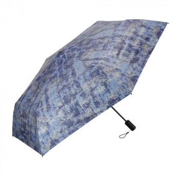 LESS IS MORE カルオート反射UVブロック 折りたたみ傘 55cm スポンジドローイング ネイビー S355-1129NV1-B4