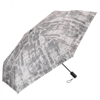LESS IS MORE カルオート反射UVブロック 折りたたみ傘 55cm スポンジドローイング アッシュブラウン S355-1129BR1-B1
