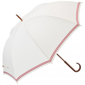 umbulatio モクット 長傘58cm マニッシュボーダー オフホワイト U158-1111WH2-BE