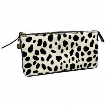 Pisoraro(ピソラロ) ハラコ ウォレットバッグ DALMATIAN PR239