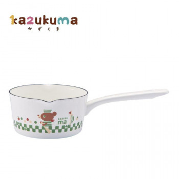豊琺瑯 かずくま・ホーローミルクパン15cm KAZ-2402