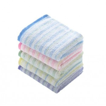 国産ブライトボーダーフェイスタオル 5色組 MY-2001-5