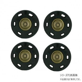 INAZUMA イナズマ プラホックホック 丸大 4個入 25 焦茶 AK-51-24
