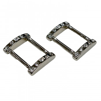 INAZUMA イナズマ 20mm用ビーズ付き角カン 2個入 シルバー AKT-4-20S