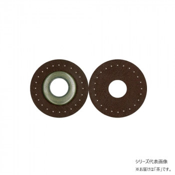 INAZUMA イナズマ 10mmロープ用縫い付けハトメ アンティークゴールド 4枚入 540 茶 BA-12-10AG