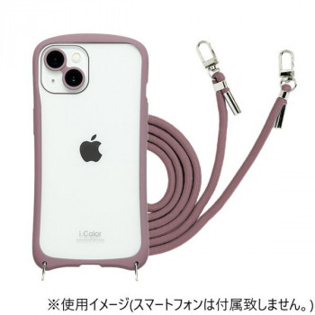 iPhone14/iPhone13兼用背面型ケース i.Color Cacao iP22-61-ICSH05