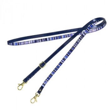 ショルダーストラップ アクセントボーダー Blue SHS-ACB04