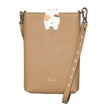ショルダーストラップ付きスマホポーチ Cocotte Beige SP-COT05