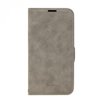 iPhone15/14/13兼用手帳型ケース Style Natural Gray iP23-61-VS01