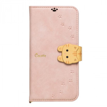 iPhone15/14/13兼用手帳型ケース New Cocotte Pink Beige iP23-61-COT03