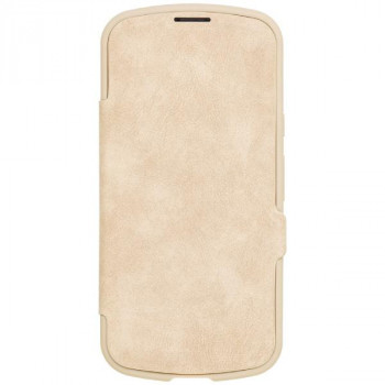 iPhone16専用背面手帳型ケース Chrome-NATURAL Beige iP24-61-CHN07