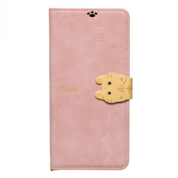 AQUOS wish4専用手帳型ケース New Cocotte Pink Beige AQW4-COT03