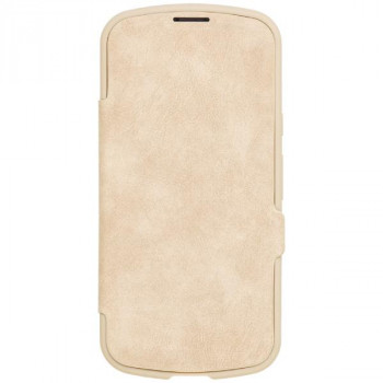 iPhone16e専用背面手帳型ケース Chrome-NATURAL  Beige iP24SP-CHN07