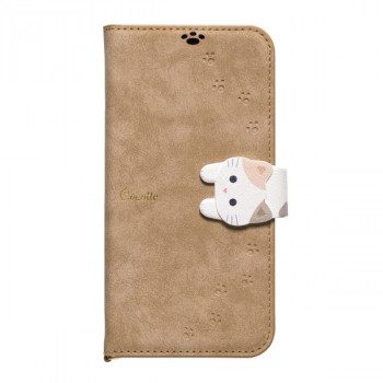 iPhone16e専用手帳型ケース New Cocotte Beige iP24SP-COT05
