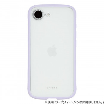 iPhone16e専用背面型ケース Chrome-CLEAR Lavender iP24SP-CHC04