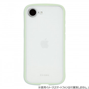 iPhone16e専用背面型ケース Chrome-CLEAR Pistachio iP24SP-CHC09