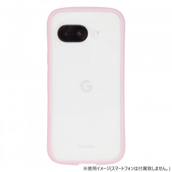 GooglePixel9a専用背面型ケース Chrome-CLEAR Pink Gray GP9a-CHC06