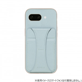 GooglePixel9a専用背面型ケース NICOLA Blue GP9a-NIC03