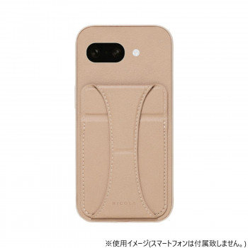 GooglePixel9a専用背面型ケース NICOLA Brown GP9a-NIC04